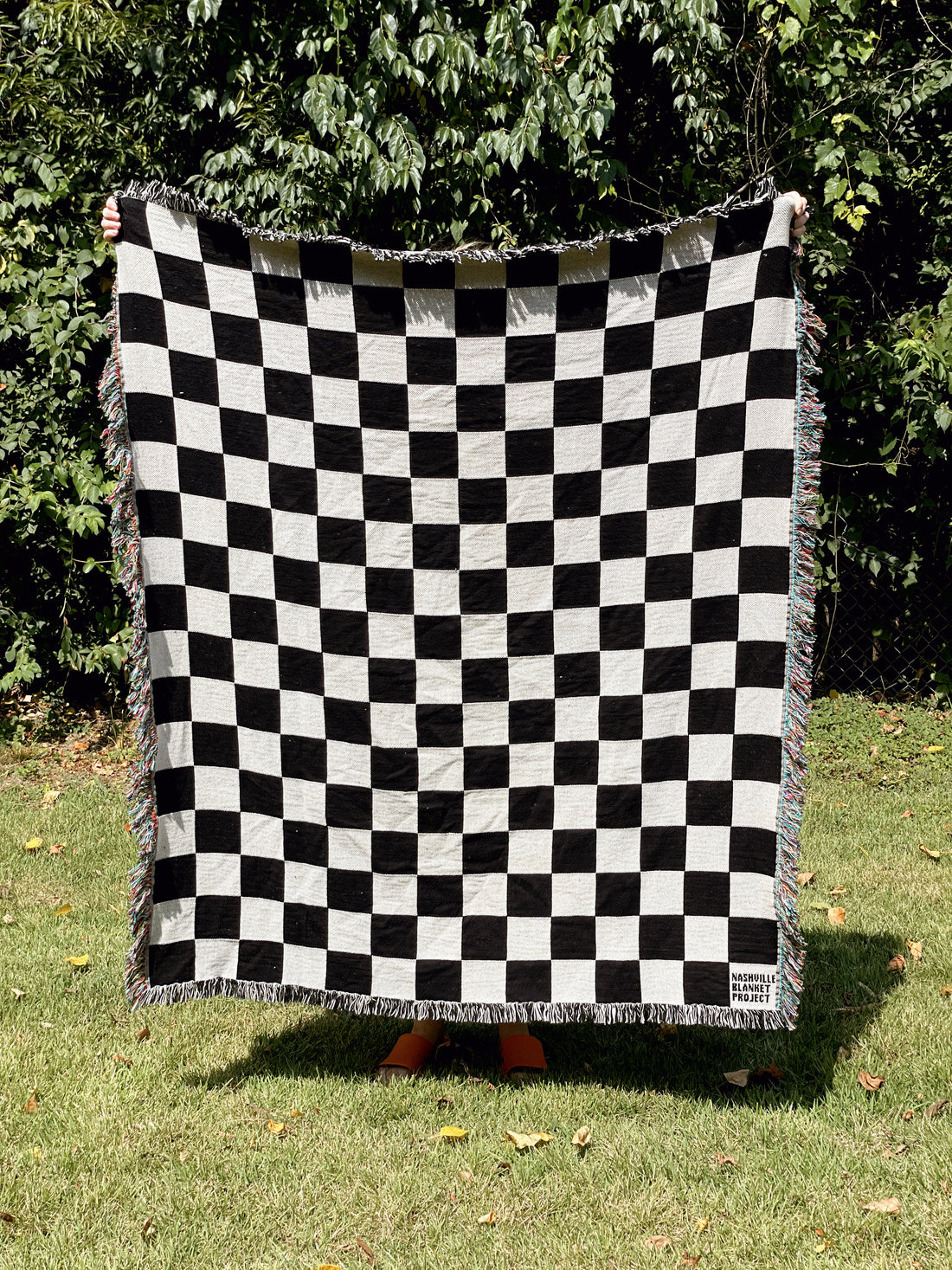 Black Check Blanket